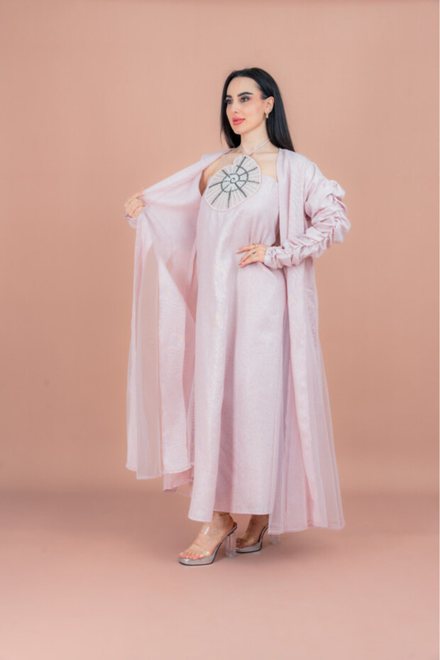 طقم ملابس محتشمة فريد من قطعتين - 3