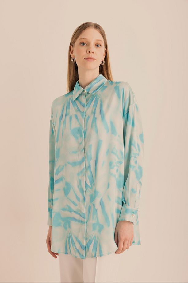 Desenli Basic Tunik - 4