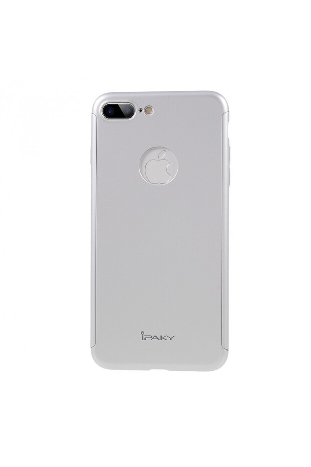 IPAKY full protection case for iPhone 7 Plus 5.5 inch, silver - 2