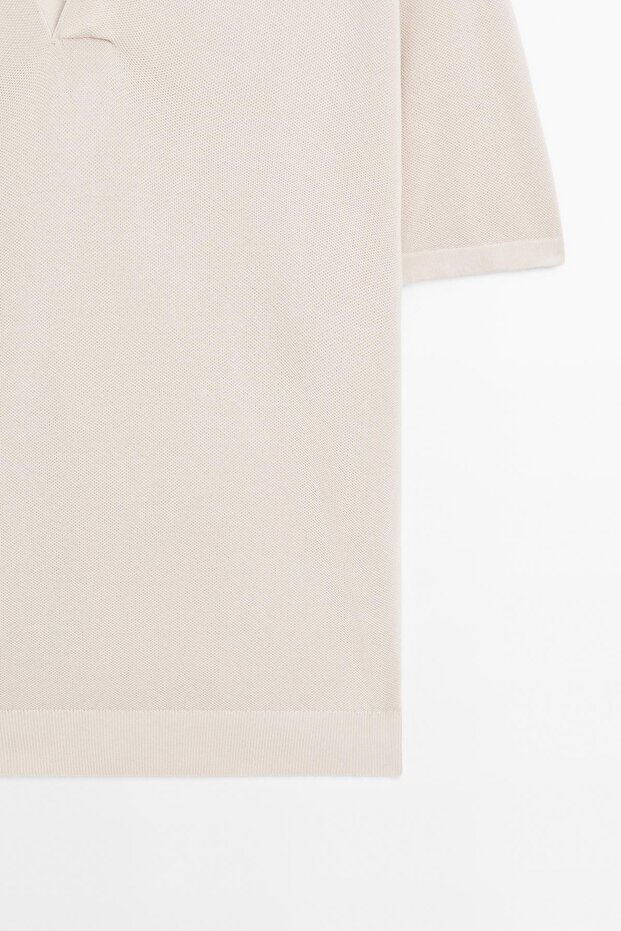 Triko V yaka polo t-shirt - 7
