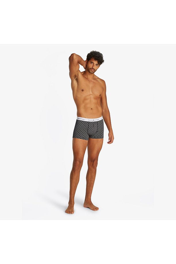 3 Parça Trunk Print Erkek Gri/Haki/Lacivert Boxer - 2