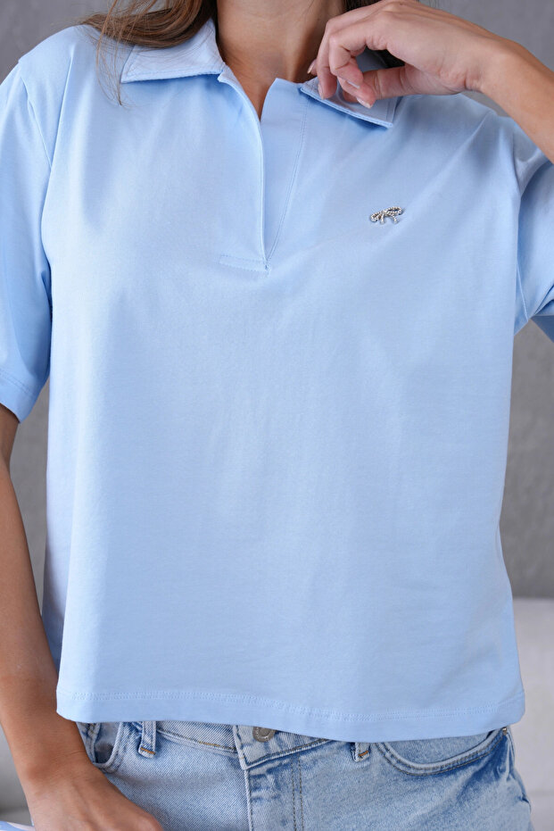 Polo Yaka Örme T-Shirt - 2