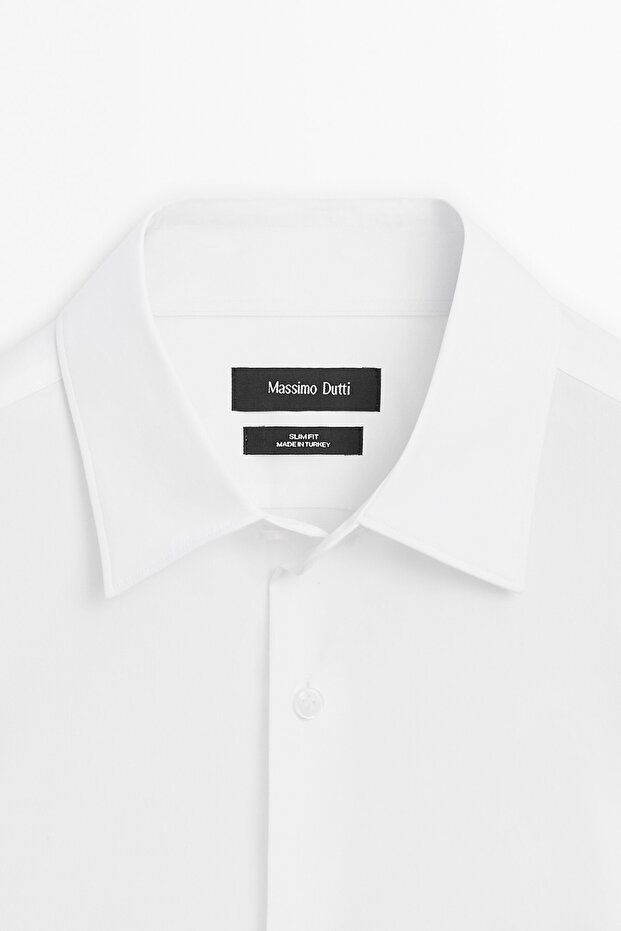 Esnek slim fit gömlek - 6