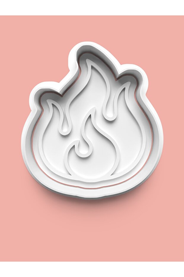 Flame Fire Figure Cookie Mold and Sugar Dough Mold
