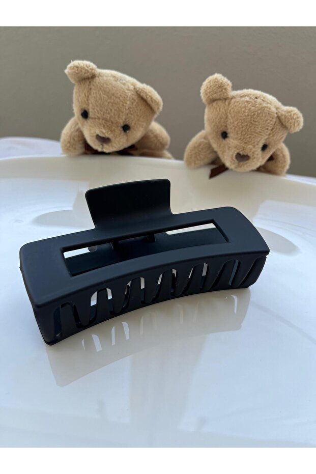 دبوس شعر مستطيل غير لامع - 2