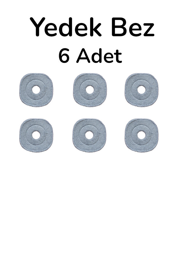Microfiber yedek Bez 6 Adet - 1