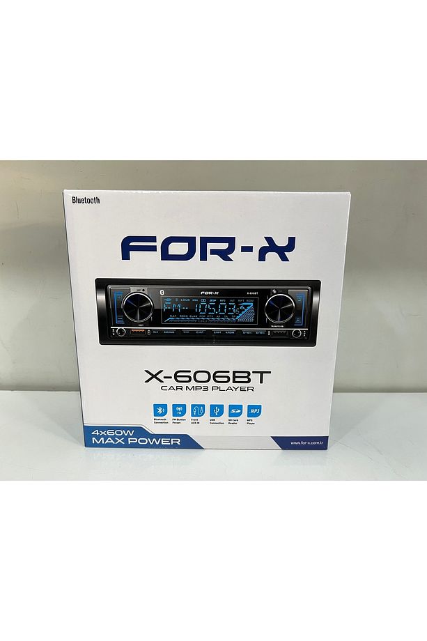 X-606BT ÇİFT USB 3 AMFİ ÇIKIŞLI OTO TEYP - 2
