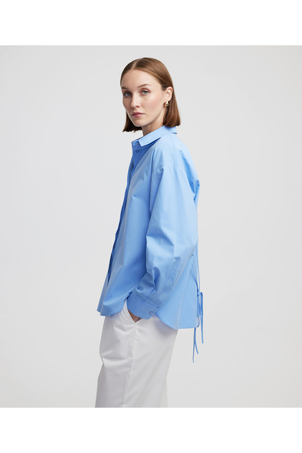 Basic poplin gömlek - 6
