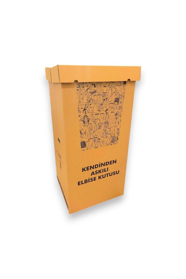 Kendinden Askılı Elbise Kutusu 57x52x150cm 1 Adet - 1