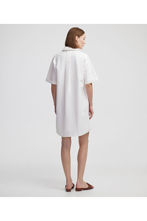 Gömlek yaka elbise - 6