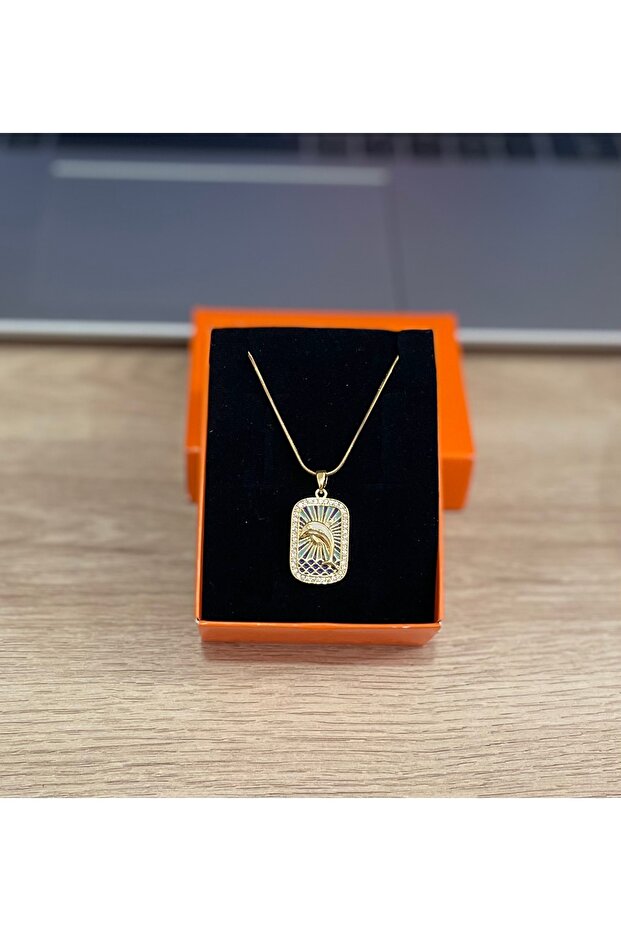 Çelik tarot kolye 45 CM - 1