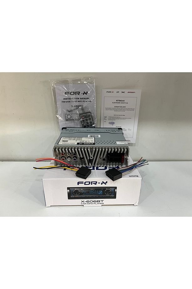 X-606BT ÇİFT USB 3 AMFİ ÇIKIŞLI OTO TEYP - 8