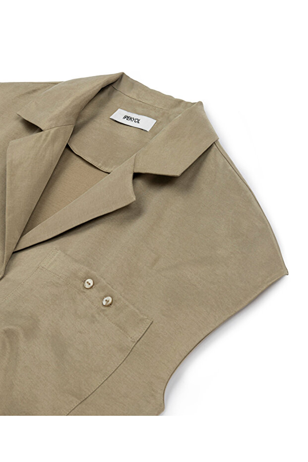 Geniş cepli gömlek - 4