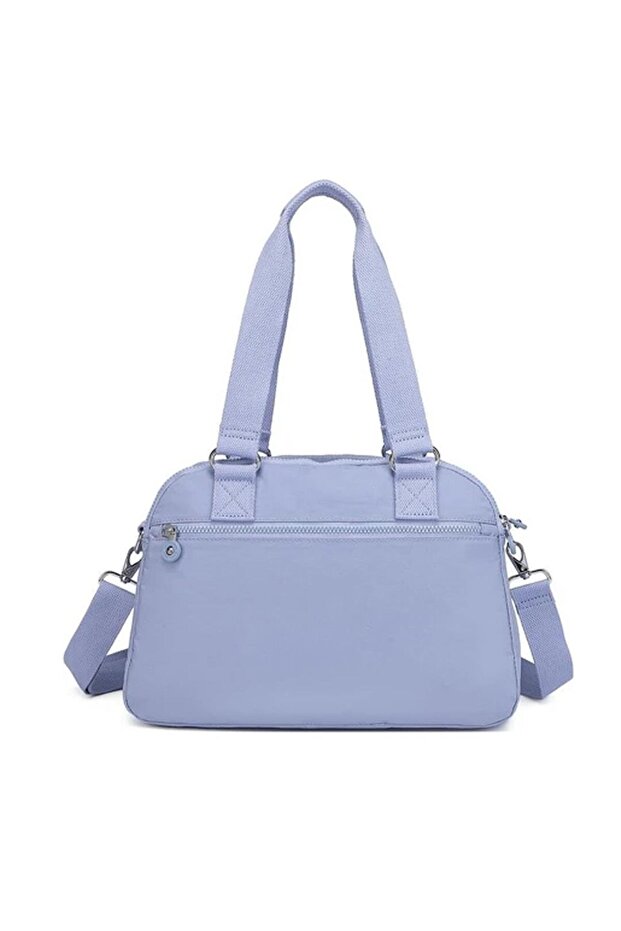Crinkle Fabric Women's Bag Bc 1122 - Lilac