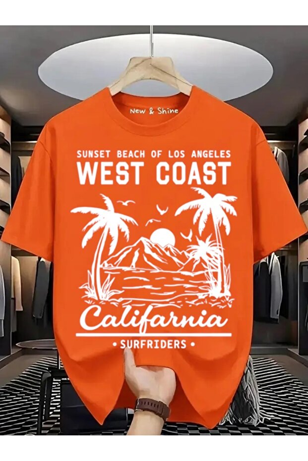 West Coast Printed Oversize T-Shirt