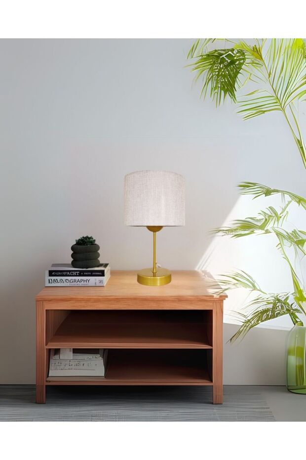 مصباح طاولة بابلو بعلبة ذهبية واحدة - 1