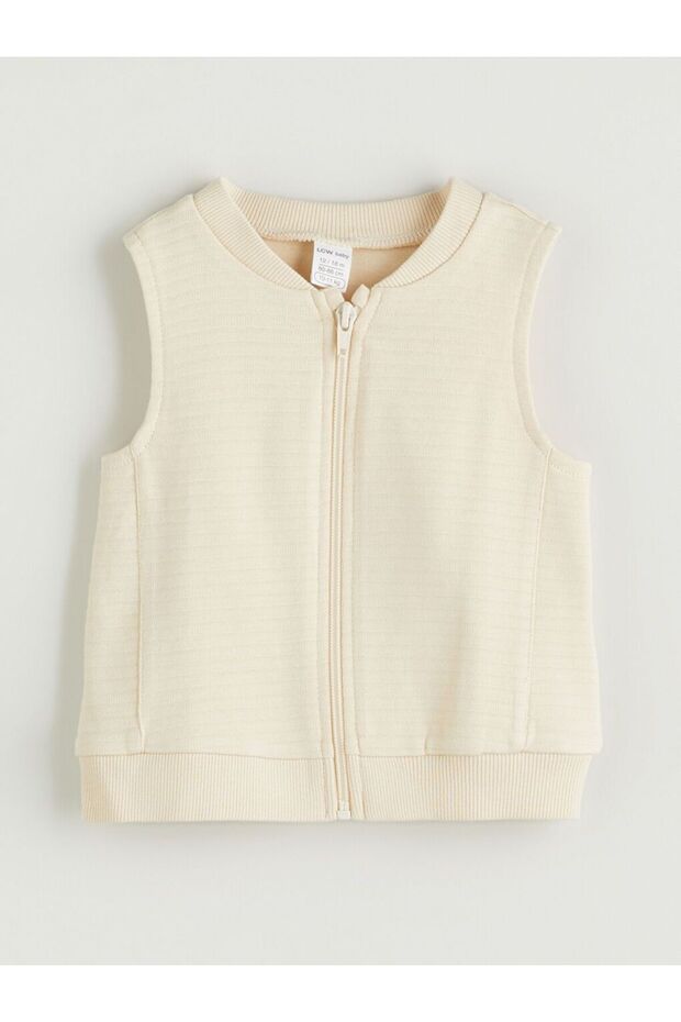 Textured Baby Boy Pique Vest