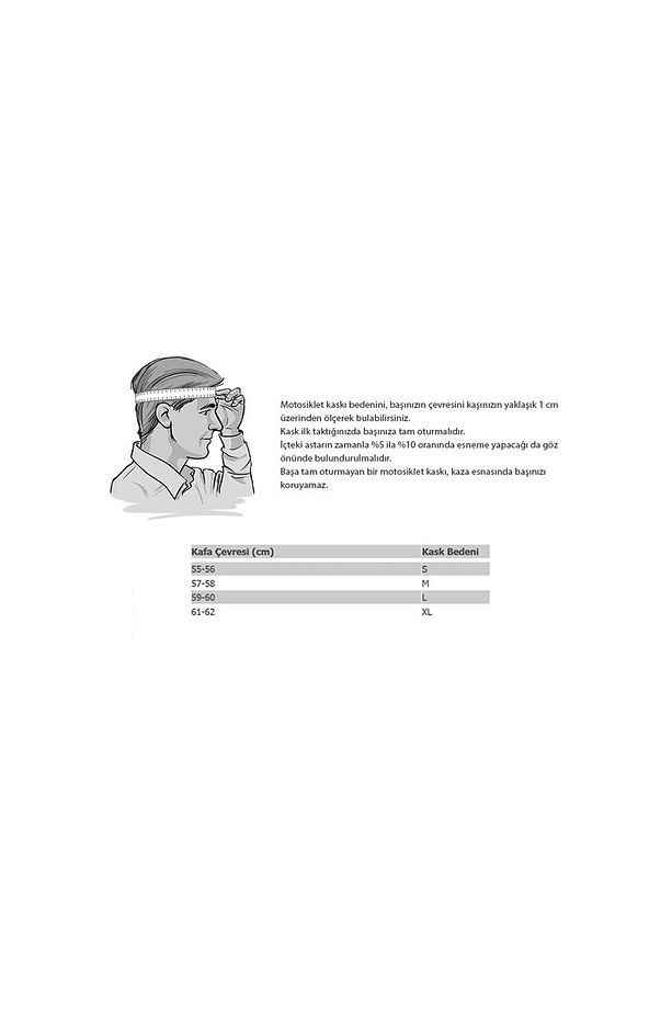 Çene Açılır Kask Mavi Siyah - 2