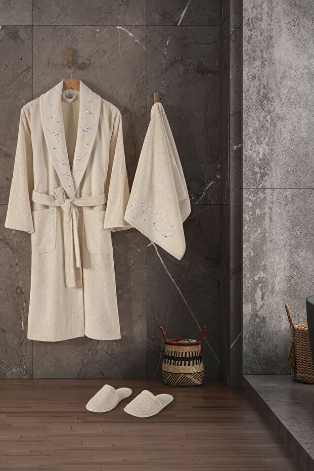 Laren - Women's Bamboo Bathrobe Series - 3 Pieces