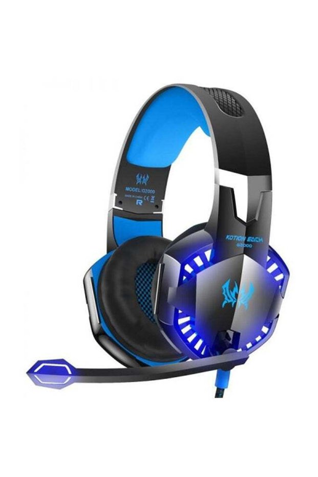 Wired Gaming Headset G2000 with Microphone and LED Lights