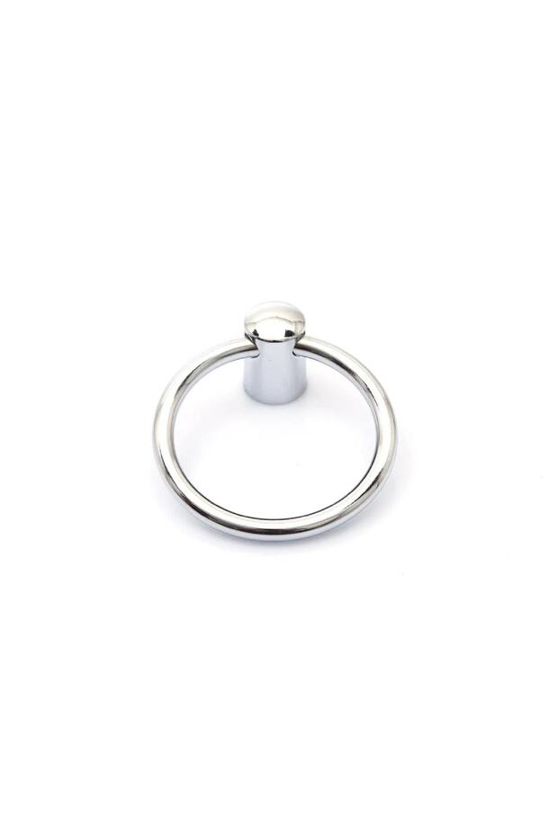 مقابض الأثاث الفاخرة من Ring Chrome Pendulum موديلات مقابض أدراج خزانة المطبخ - 5 قطع