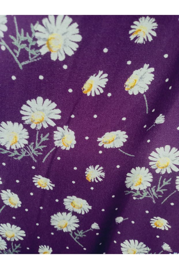 Robadan Long Sleeve 100% Viscose Push Flower Mother Dress, Prayer Dress