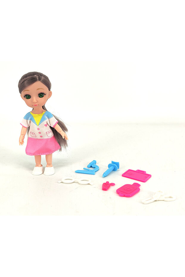 6" Doll With Lab Set