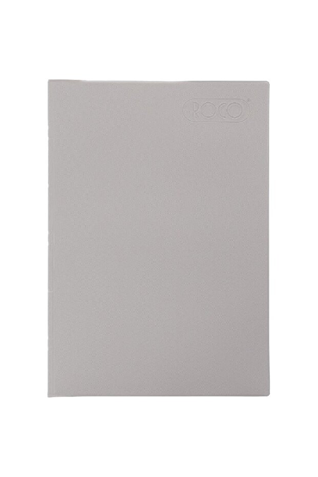 Neon Light Grey Lined Notebook A4 - 40 Sheets - 1