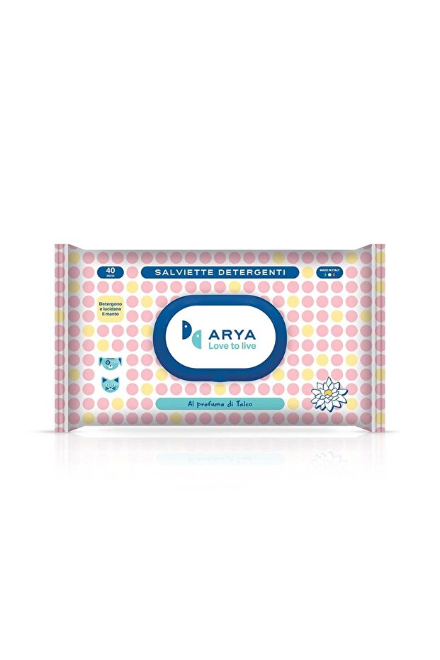 Wet Wipes Talc Scent - 40 Wipes
