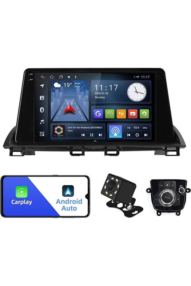 Android Car Stereo for Mazda 3 2015-2018 4+32Gb With AHD Camera