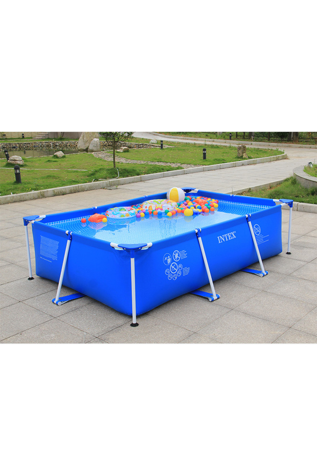 Intex metal frame pool, 220x150x60 cm, 1,600 liters - 2
