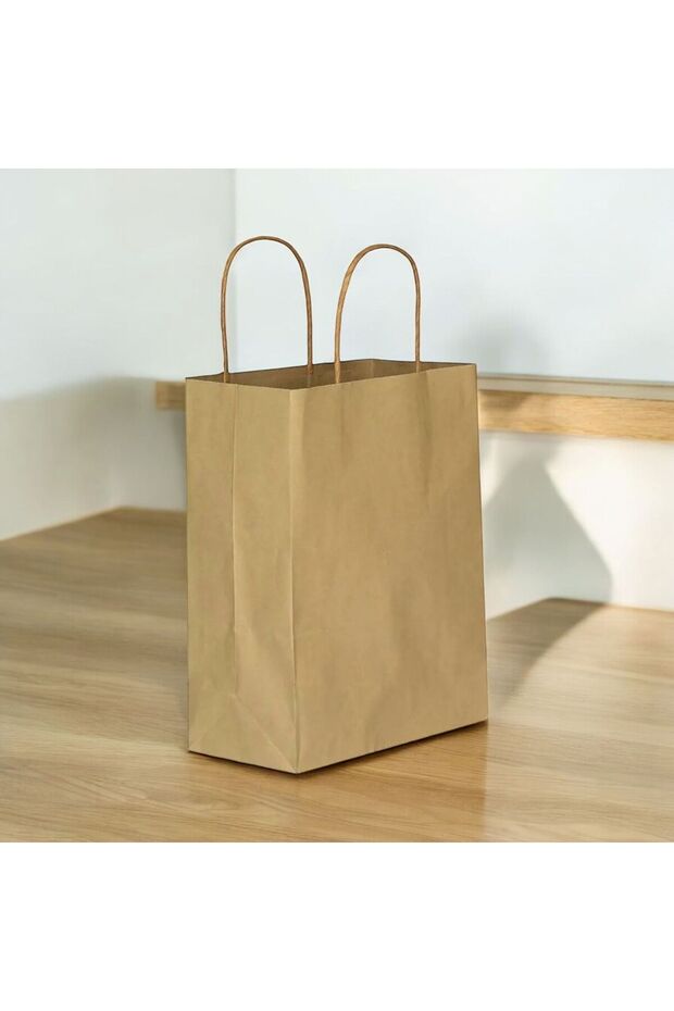 Kraft Cardboard Bag Battal Size Twist Handle 25 Pieces 45X12X50 cm