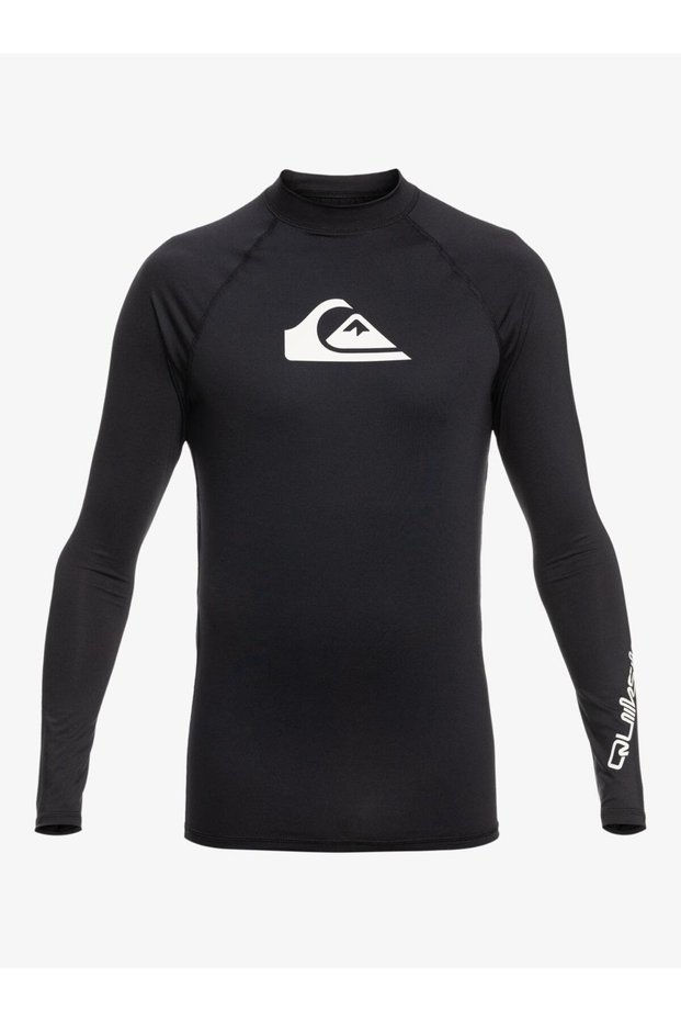 All Time Uv Protection Long Sleeve Adult Swimsuit Eqywr03357-Black