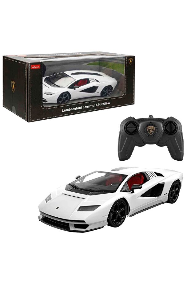 1:16 Lamborghini Countach Lpi 800-4 Remote Control Car 23087 White