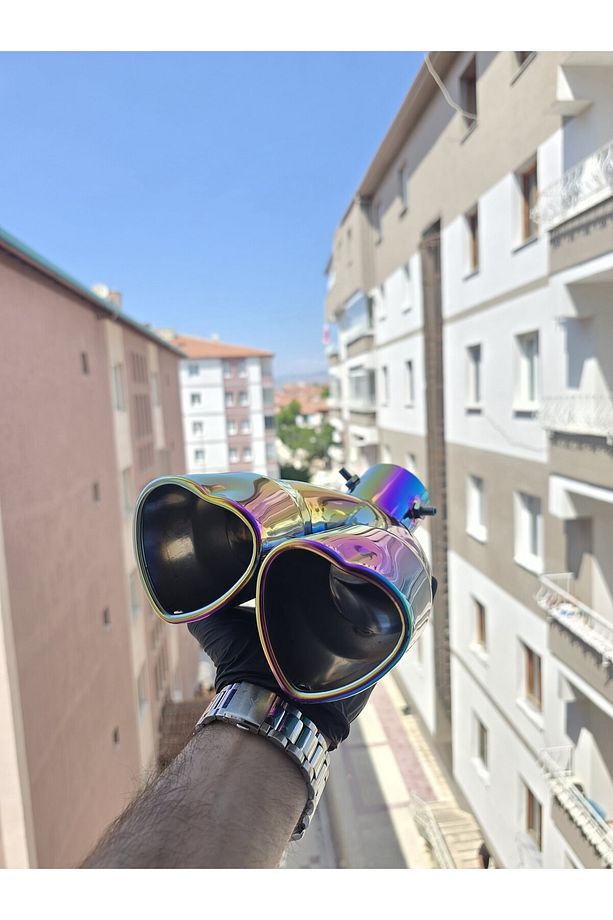 Kalpli Çıkış Komple Yanık Egzoz Ucu Çift Çıkış A++ Kalite - 3