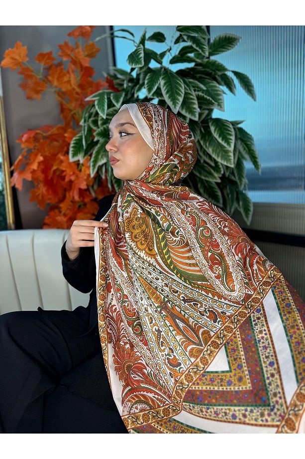 Etro Desen New Pamuk Soft Şal 23012 - 2