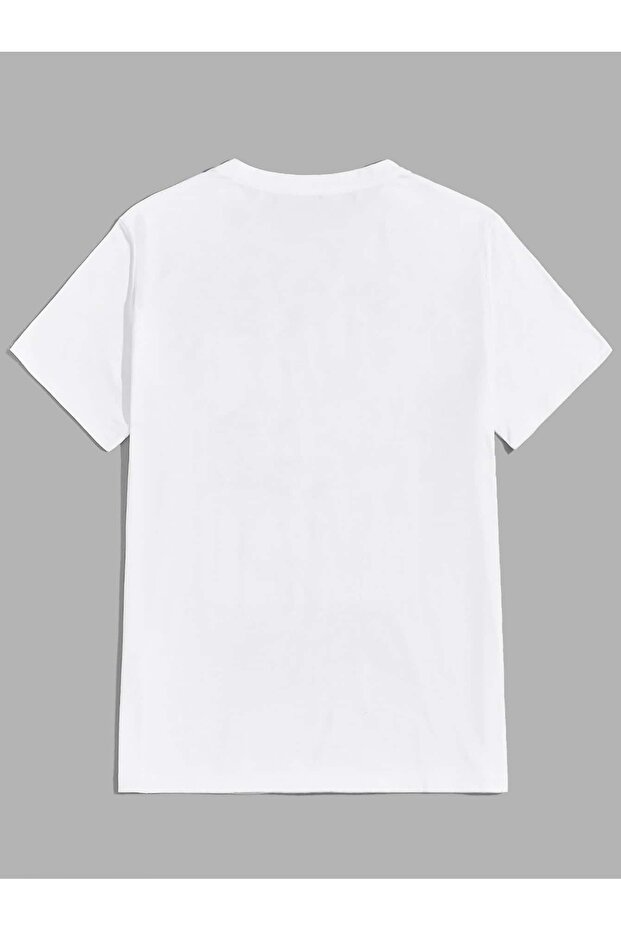 Tricou Basic pentru bărbați Alb - 4