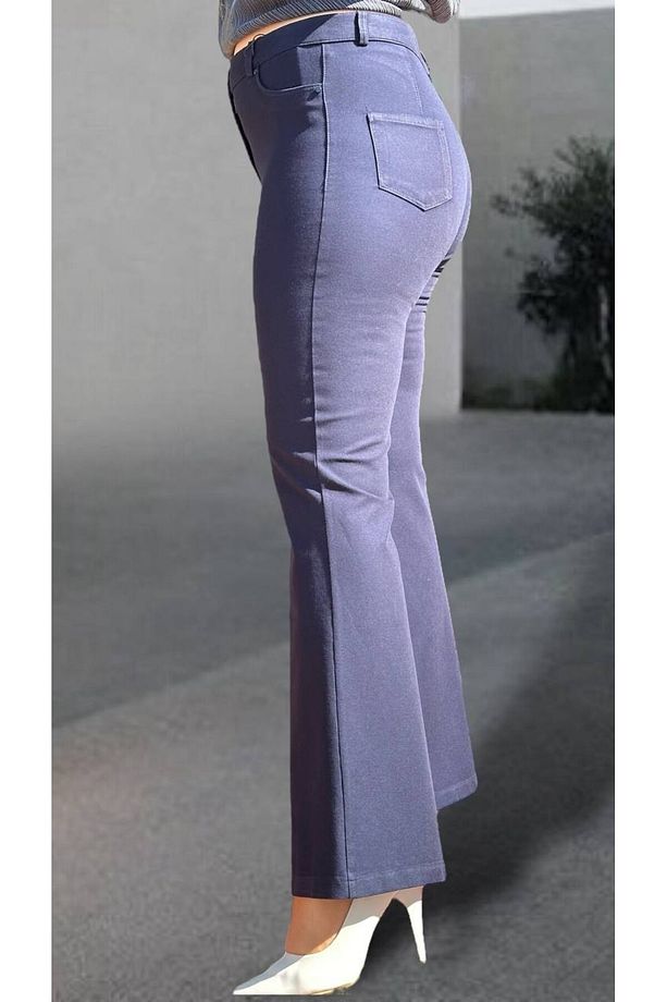 Kanvas İspanyol Paça Pantolon 5531 - 2