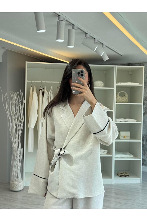 طقم كتان رفيع - 3