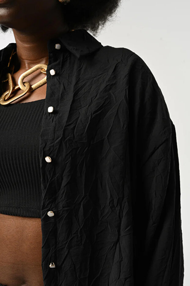 Crease Patterned Shirt - 2