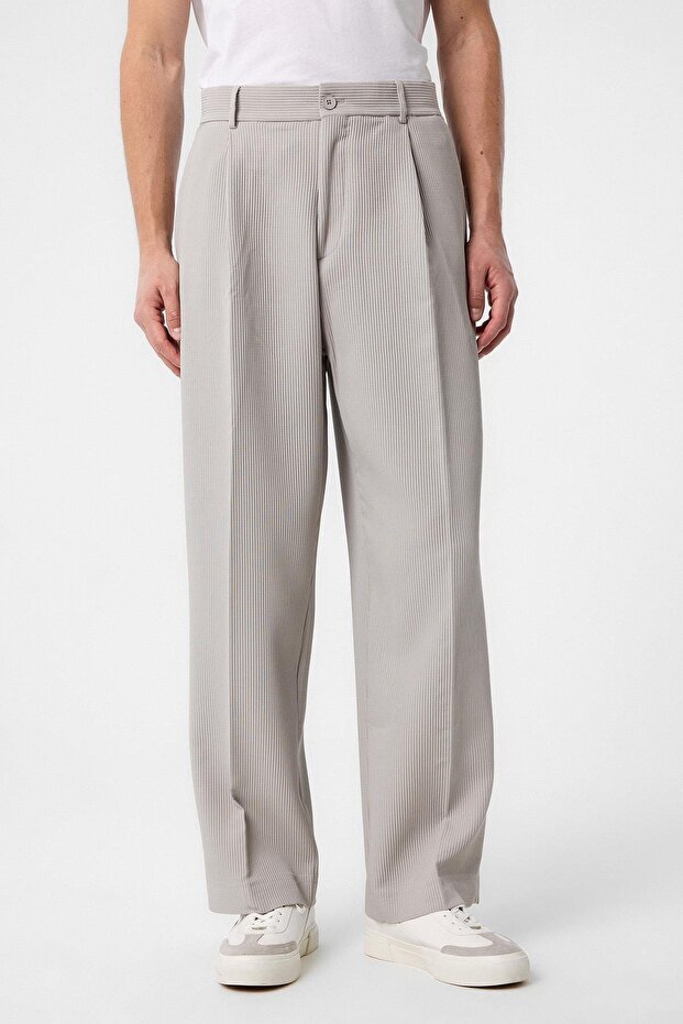 Stone Baggy Corduroy Men's Trousers