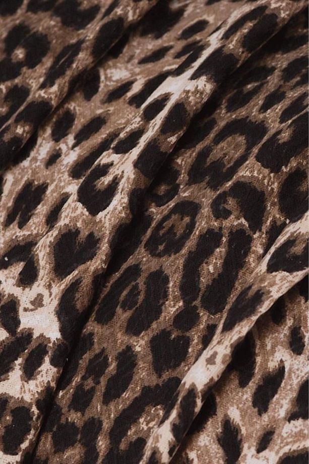 Leopar Tek Kişilik %100 Pamuklu 160x240 cm Tek Pike - 2