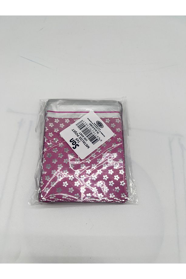 Metalize Desenli 7*9 cm 100 Adet Jelatin Poşet - 3