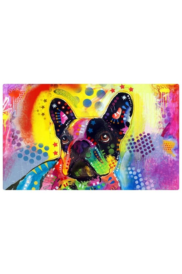 Mats For Dogs French Bulldog 2 12 x 20 Inch / 30 x 50 cm