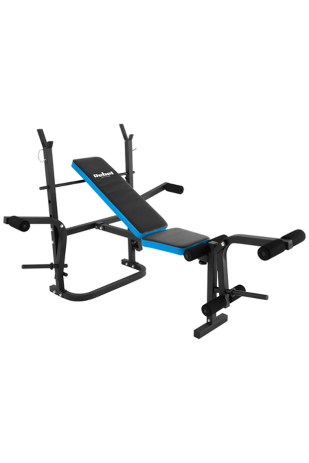 Adjustable Multi-Function Home Gym Training Bench with Leg Attachments