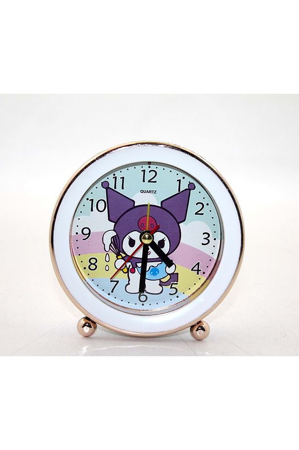 Kuromi Ve Hello Kitty Çalar Saat 11*11 Cm - 1