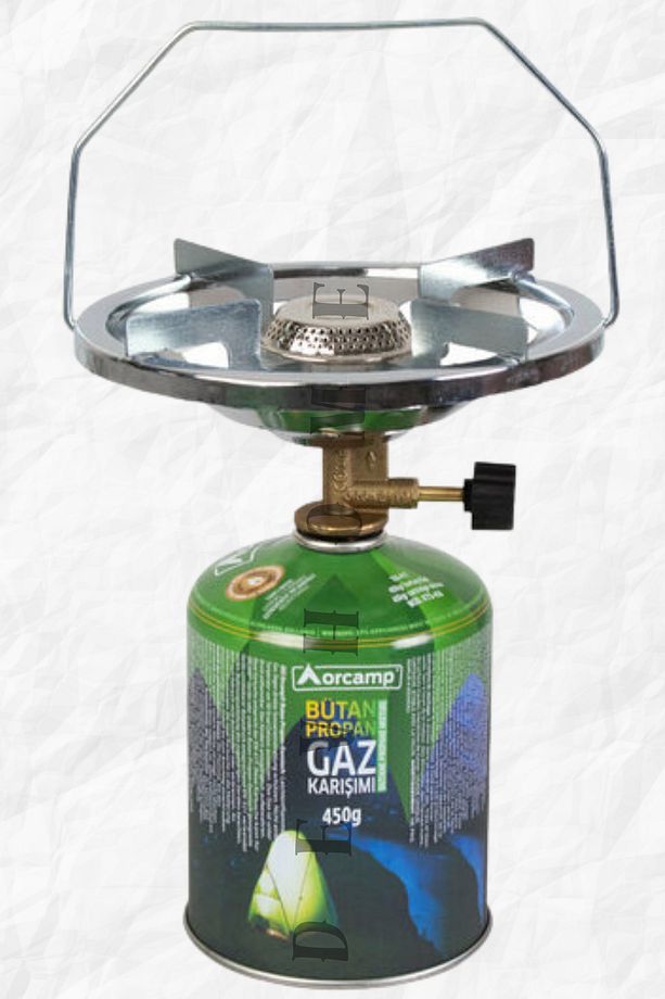 Siboplu Kamp Ocağı Seti Outdoor Kamp Ocak | 450g Kartuşlu Taşınabilir Tüp Ocak Bütan Propan Gaz - 4