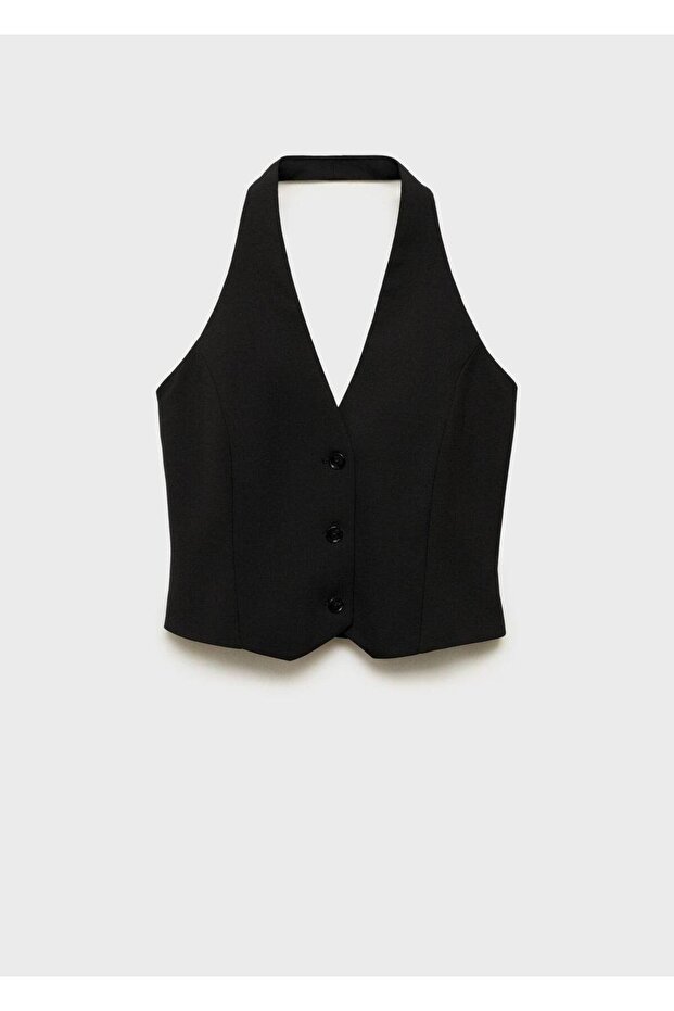 Černá dámská vesta 77059239 - 3