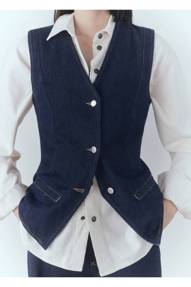 Mavi Kadın Yelek 77068285 - 7