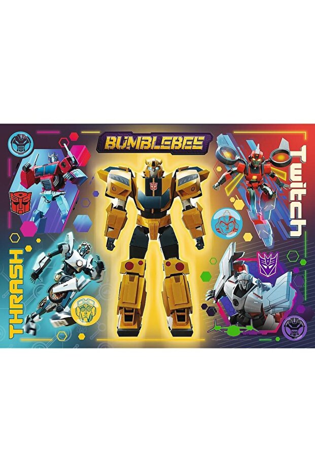 Puzzle Trefl Transformes Bumblebee, 200 piese - 2